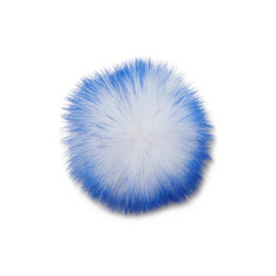 BLUE LONG HAIR PUFF