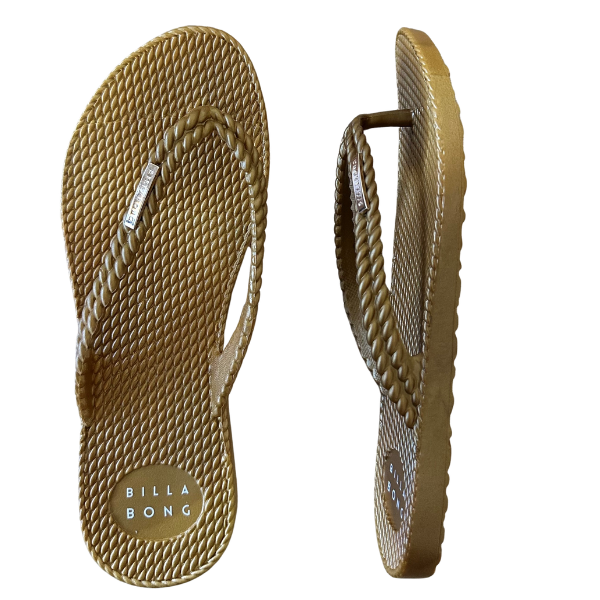 KICK BACK THONG - METALLIC