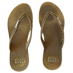 KICK BACK THONG - METALLIC